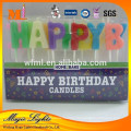 Beautiful design high quality birthday cake candle letters